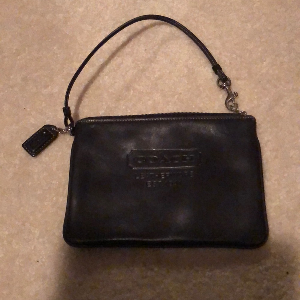 Coach Leather Wristlet